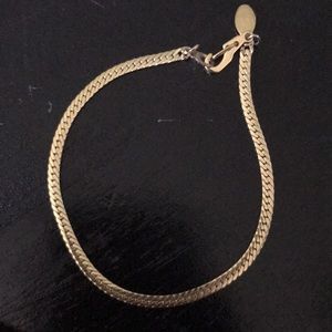 Vintage Herringbone Tennis Bracelet